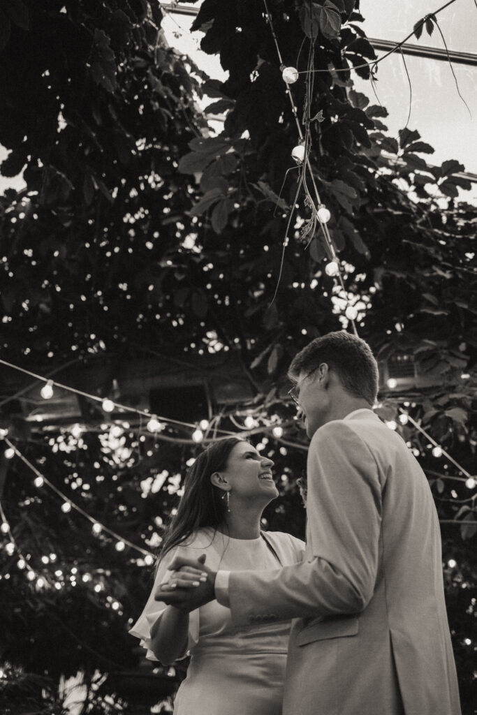 black and white couples first dance