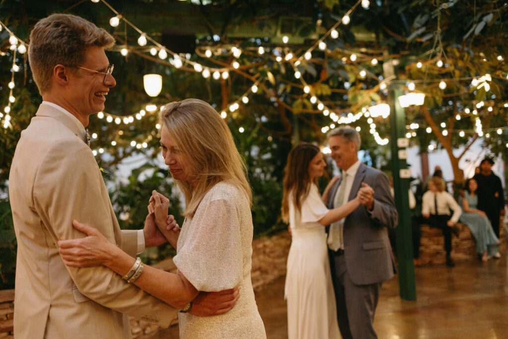 father daughter and mother son dance wedding